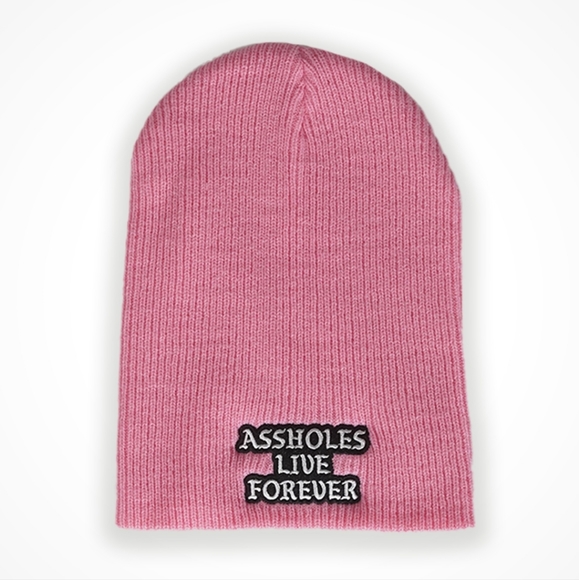 assholes live forever Accessories - ALF Pink A#@holes Live Forever Slouch Hat NWT